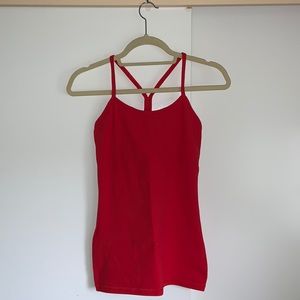 Lululemon red tank